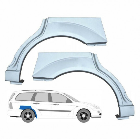 Reparaturni lim stražnjeg blatobrana za Ford Focus 1998-2007 / Lijevo+Desno / COMBI / Set 6292