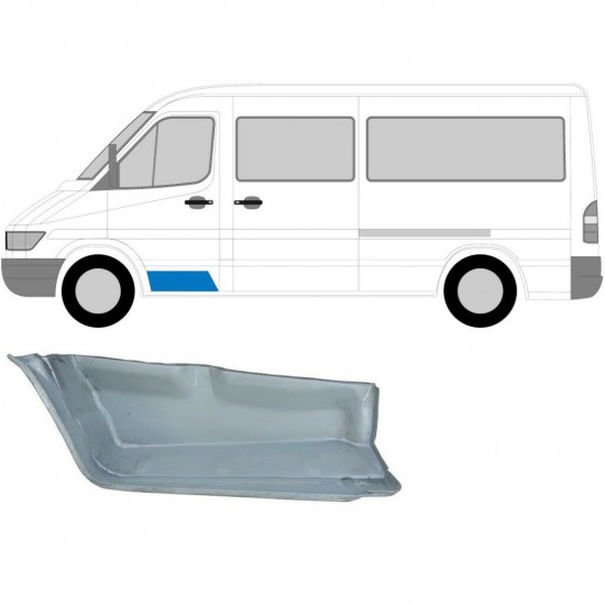 Reparaturni lim prednjeg stepenika za Mercedes Sprinter 1995-2006 / Lijevo+Desno / Set 6266