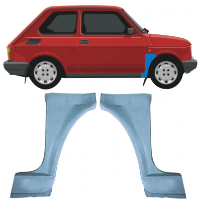 Reparaturni lim prednjeg blatobrana za Fiat 126p 1994-2000 / Set 11222