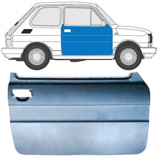 Reparaturni lim vrata za Fiat 126p 1985-1994 / Desno 7570