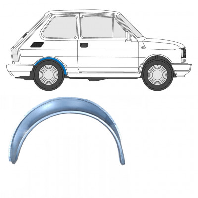 Reparaturni lim stražnjeg blatobrana za Fiat 126p 1972-2000 / Desno 7579