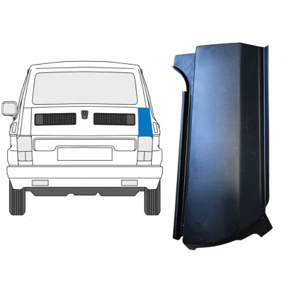 Reparaturni lim stražnjeg kuta za Fiat 126p 1972-2000 / Desno 14959