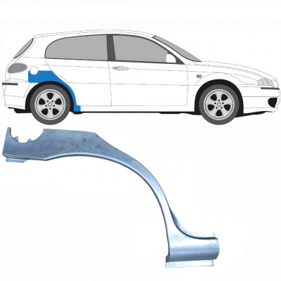 Reparaturni lim stražnjeg blatobrana za Alfa Romeo 147 2000-2010 / Desno 6045