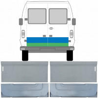 Unutarnji + vanjski reparaturni lim stražnjih vrata za Mercedes T1 1977-1996 + Wewnętrzny  / Lijevo+Desno / Set 9567