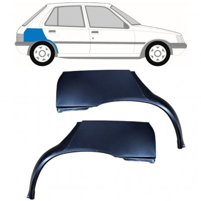 Reparaturni lim stražnjeg blatobrana za Peugeot 205 1983-1998 / Lijevo+Desno / Set 10971