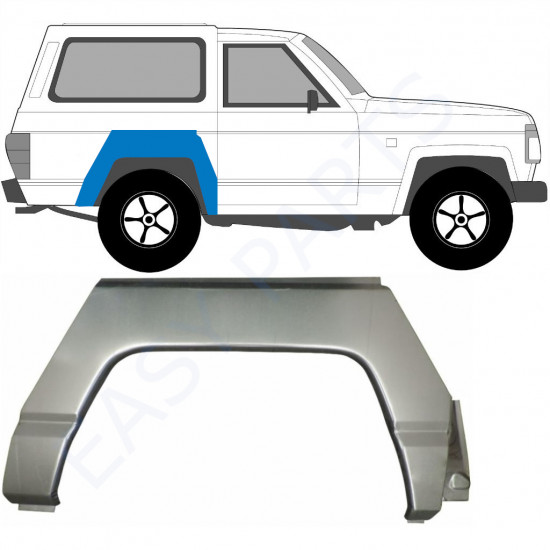 Reparaturni lim stražnjeg blatobrana za Nissan Patrol 1979-1993 / Desno 9312