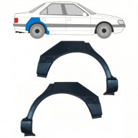 Reparaturni lim stražnjeg blatobrana za Peugeot 405 1987-1996 / Lijevo+Desno / Set 10783