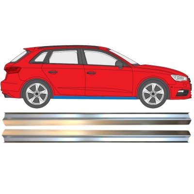 Donji lim praga za Audi A3 8V 2012-2020 / Lijevo+Desno / Set 14994