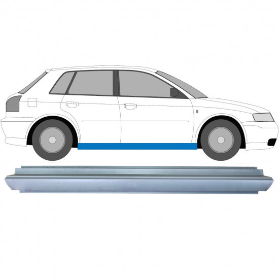 Lim praga za Audi A3 8L 1996-2003 / Lijeva = Desna (simetrična) 6693