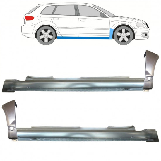 Lim praga + prednjeg blatobrana za Audi A3 8P 2003-2012 11149