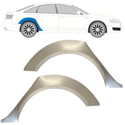 Reparaturni lim stražnjeg blatobrana za Audi A6 C6 2004-2010 / Lijevo+Desno / Set 14746