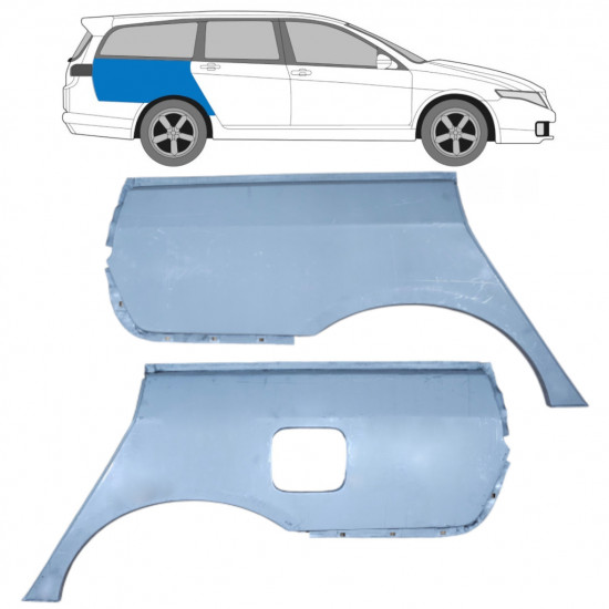 Reparaturni lim stražnjeg blatobrana za Honda Accord 2002-2008 / Lijevo+Desno / COMBI / Set 10408