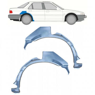 Reparaturni lim stražnjeg blatobrana za Honda Accord 1985-1989 / Lijevo+Desno / Set 9880