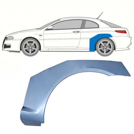 Reparaturni lim stražnjeg blatobrana za Alfa Romeo Gt 2003-2010 / Lijevo 8694