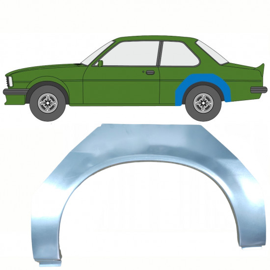 Reparaturni lim stražnjeg blatobrana za Opel Ascona B 1975-1981 / Lijevo 8789