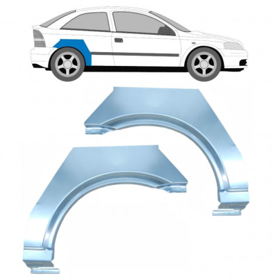 Reparaturni lim stražnjeg blatobrana za Opel Astra 1998-2009 / Lijevo+Desno / Set 10518