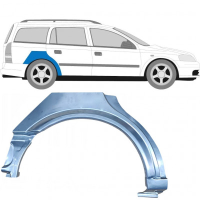 Reparaturni lim stražnjeg blatobrana za Opel Astra 1998-2009 / Desno / COMBI 6860