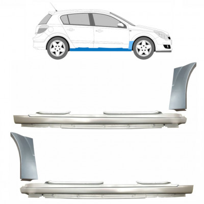 Lim praga + prednjeg blatobrana za Opel Astra 2003-2014 11163