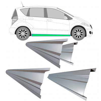 Unutarnji + vanjski lim praga za Mercedes A-class 2004-2012 / Lijeva = Desna (simetrična) 11156