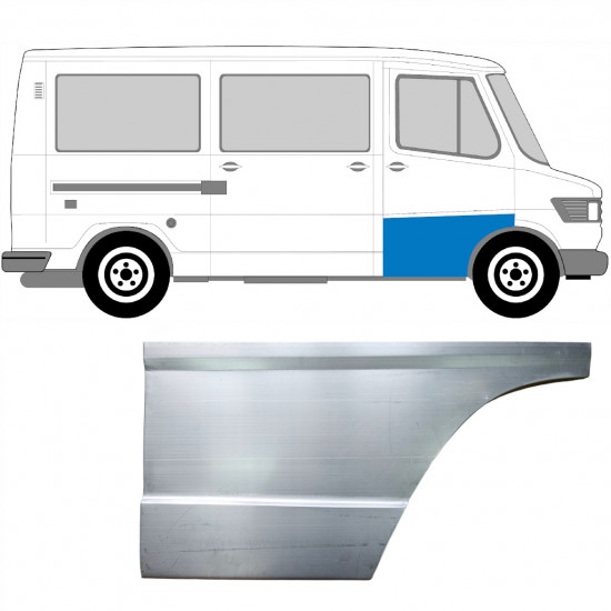 Visoki reparaturni lim prednjih vrata za Mercedes T1 1977-1996 / Desno 5226
