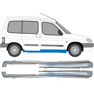 Lim praga za Peugeot Partner 1996- / Lijevo+Desno / Set 9538