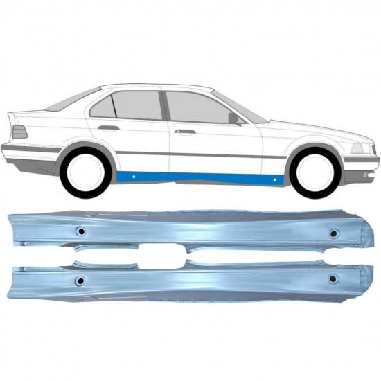 Prag za BMW 3 E36 1990-2000 / Lijevo+Desno / Set 6214