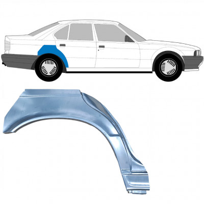 Reparaturni lim stražnjeg blatobrana za BMW 5 E34 1987-1996  / Desno / SEDAN 6400