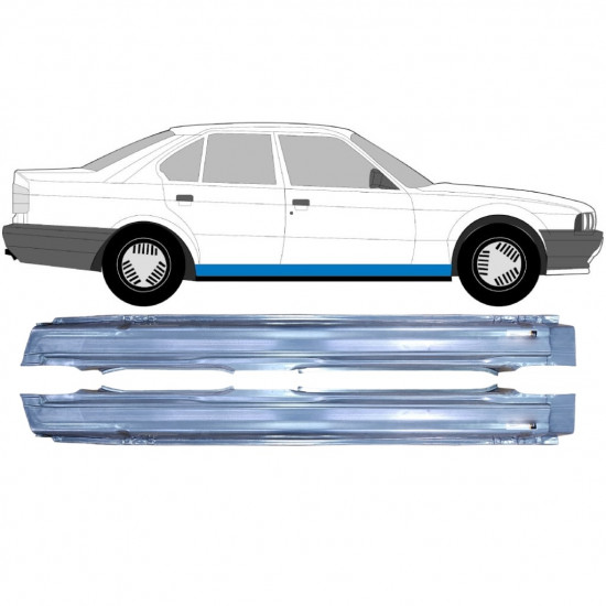 Prag za BMW 5 E34 1987-1996  / Lijevo+Desno / COMBI / SEDAN / Set 6396