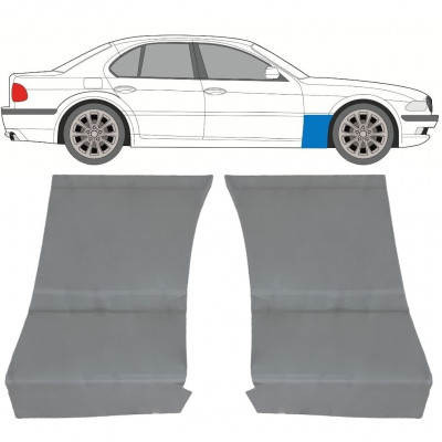 Reparaturni lim prednjeg blatobrana za BMW 7 E38 1994-2001 / Set 11787