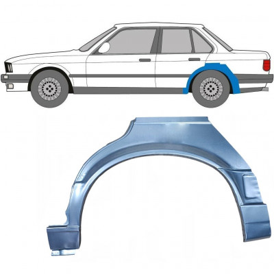 Reparaturni lim stražnjeg blatobrana za BMW 3 E30 1987-1994 / Lijevo 7810