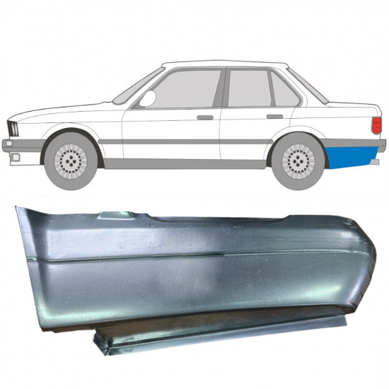 Reparaturni lim stražnjeg blatobrana za BMW 3 E30 1982-1987 / Lijevo 6387