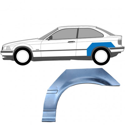 Reparaturni lim stražnjeg blatobrana za BMW 3 E36 1994-2000 / Lijevo / COMPACT 5502