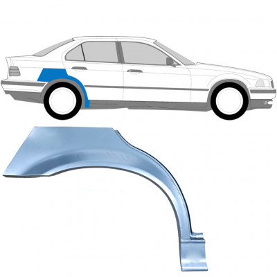 Reparaturni lim stražnjeg blatobrana za BMW 3 E36 1990-2000  / Desno / SEDAN 6394