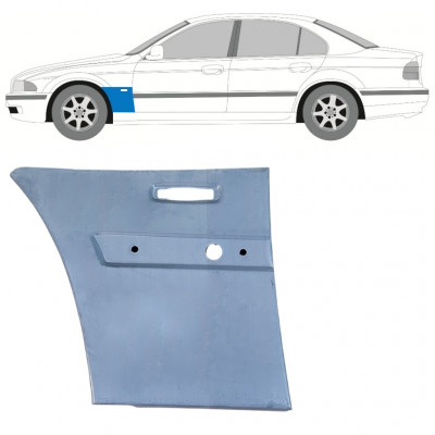 Reparaturni lim prednjeg blatobrana za BMW 5 E39 1996-2004 / Lijevo 8059