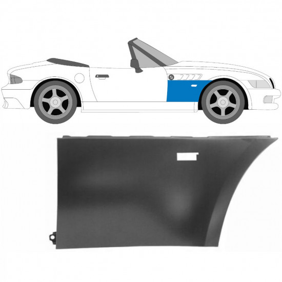 Prednji blatobran za BMW Z3 1995-2003 / Desno / COUPE / ROADSTER 6460