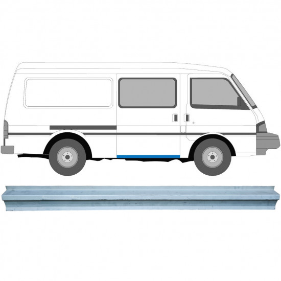 Lim praga kliznih vrata za Mazda Bongo E-series 1984-1998 / Lijevo 5981