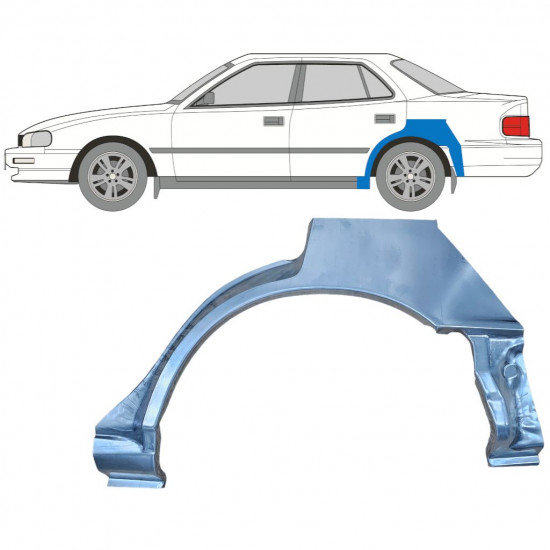 Reparaturni lim stražnjeg blatobrana za Toyota Camry 1991-1996 / Lijevo 10998