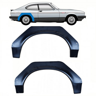 Reparaturni lim stražnjeg blatobrana za Ford Capri 1974-1987 / Set 11075