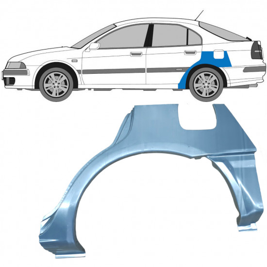 Reparaturni lim stražnjeg blatobrana za Mitsubishi Carisma 1995-2006 / Lijevo 5978