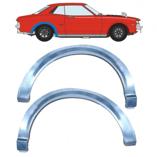 Reparaturni lim stražnjeg blatobrana za Toyota Celica 1971-1978 / Lijevo+Desno / Set 11005