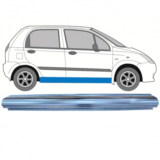 Lim praga za Chevrolet Spark 2005-2010 / Lijeva = Desna (simetrična) 7392