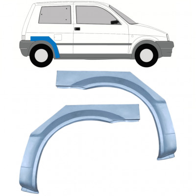 Reparaturni lim stražnjeg blatobrana za Fiat Cinquecento 1991-1998 / Set 11216