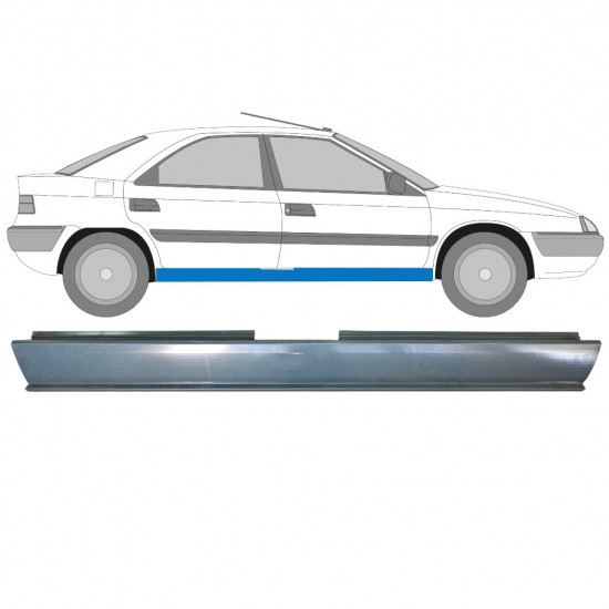 Lim praga za Citroen Xantia 1993-2001 / Desno 9026