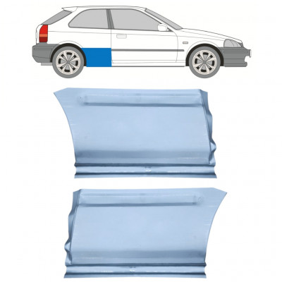 Reparaturni lim stražnjeg blatobrana za Honda Civic 1995-2001 / Lijevo+Desno / Set 9800