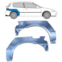 Reparaturni lim stražnjeg blatobrana za Honda Civic 1991-1995 / Lijevo+Desno / Set 10424