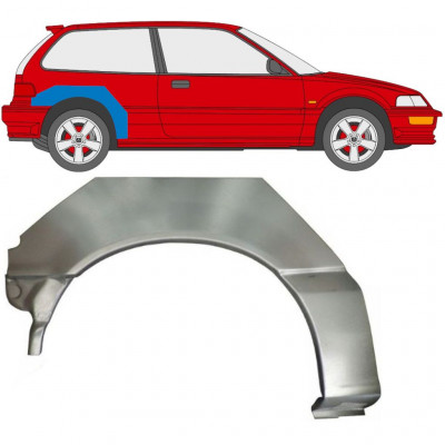 Reparaturni lim stražnjeg blatobrana za Honda Civic 1987-1991 / Desno 6630