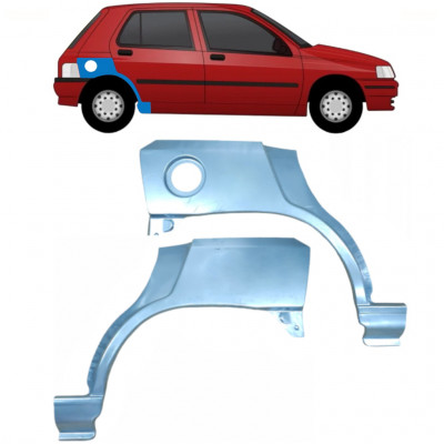 Reparaturni lim stražnjeg blatobrana za Renault Clio 1990-1998 / Lijevo+Desno / Set 9849