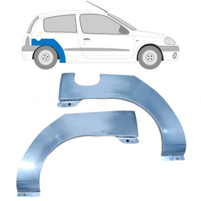 Reparaturni lim stražnjeg blatobrana za Renault Clio 1998-2012 / Lijevo+Desno / Set 9681