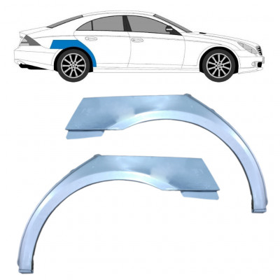 Reparaturni lim stražnjeg blatobrana za Mercedes Cls-class 2004-2011 / Lijevo+Desno / Set 9297