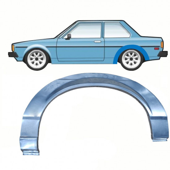 Reparaturni lim stražnjeg blatobrana za Toyota Corolla 1979-1987 / Lijevo 10806